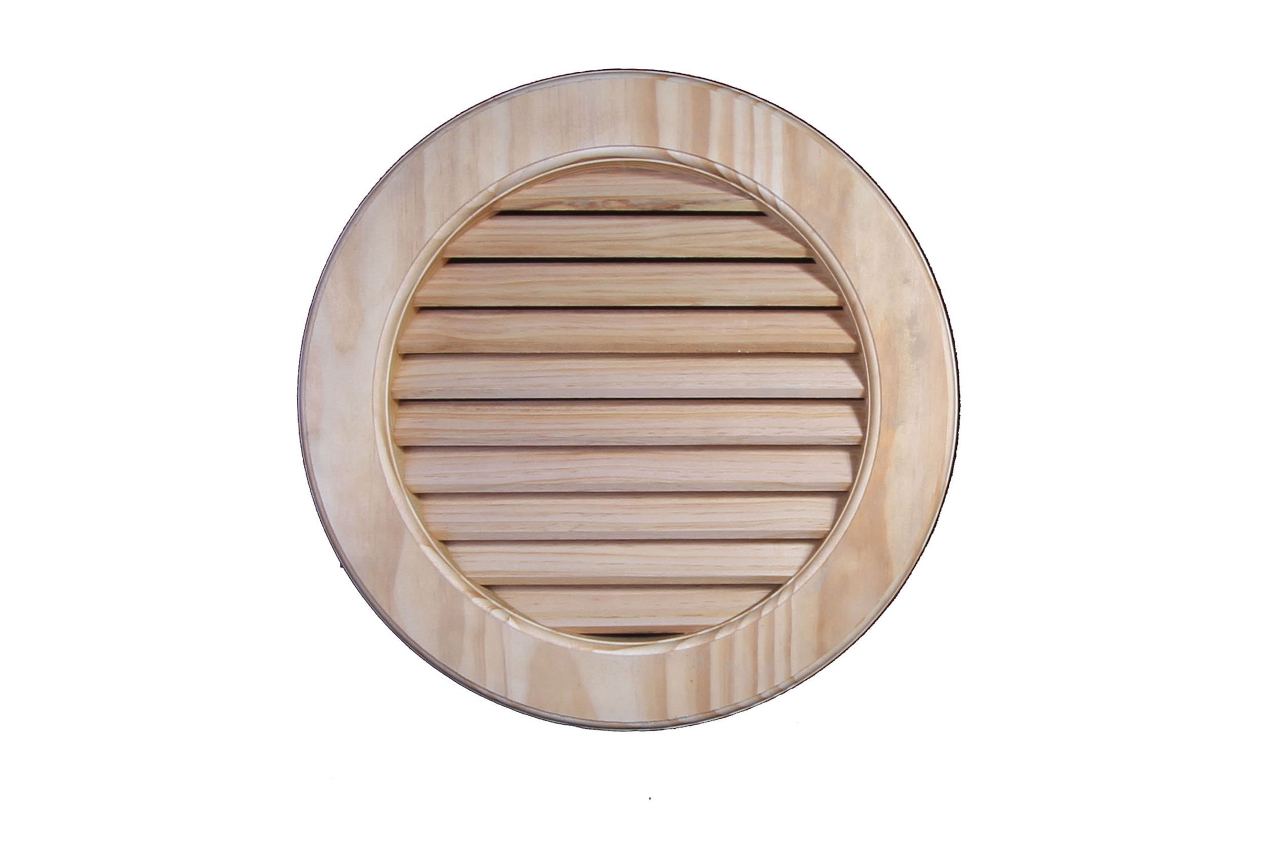 Round timber gable vent from Heritage & Decorative Timber